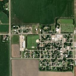 101-117 E 4th St Assaria KS 67416 High Resolution Satellite Map