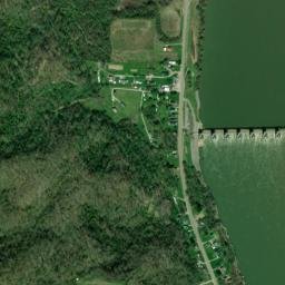 Eureka Ohio High Resolution Satellite Map