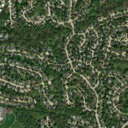 Satellite view of Bellerive Country Club