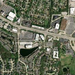 12316 Olive Blvd Creve Coeur MO High Resolution Satellite Map