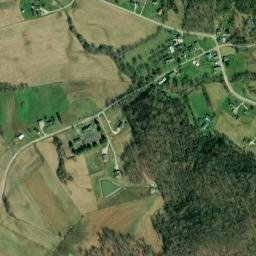 Powellsville Ohio High Resolution Satellite Map