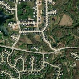 1321 Eagle Winds Court, Chesterfield, MO  High Resolution Satellite Map