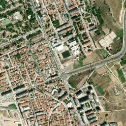 Costa de Caparica map(satellite map)