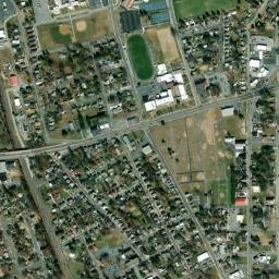 Seaford Heights Delaware High Resolution Satellite Map