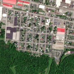 Maysville map(satellite map)