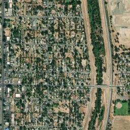 Gardenland California High Resolution Satellite Map
