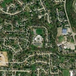 1224 Havenhurst Road, Ballwin, MO 63011 High Resolution Satellite Map