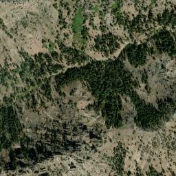 Alpine County map(satellite map)