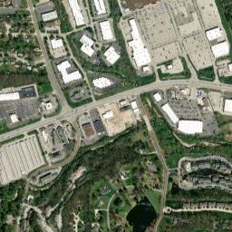 133 Dietrich Road Ballwin MO 63021 High Resolution Satellite Map