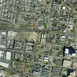 Broderick California High Resolution Satellite Map