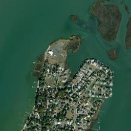 Quillens Point Delaware High Resolution Satellite Map