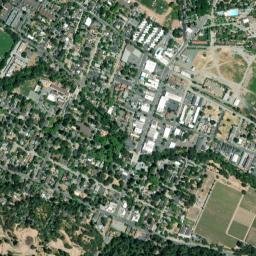 Calistoga map(satellite map)