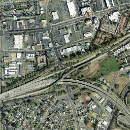 West Sacramento map(satellite map)