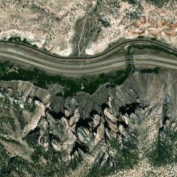 Clear Creek Canyon Rd Sevier UT High Resolution Satellite Map