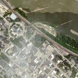 Jefferson City map(satellite map)
