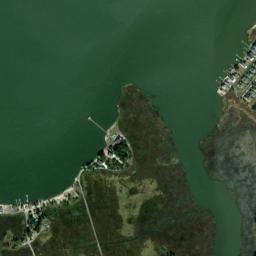 Blackwater Beach Delaware High Resolution Satellite Map