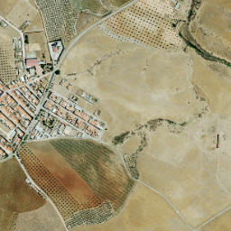 Puebla del Prior map(satellite map)