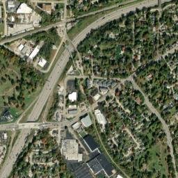 10150-10198 Big Bend Road, Kirkwood, MO High Resolution Satellite Map