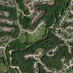 703 Oak Hall Lane, Ballwin, MO 63021 High Resolution Satellite Map