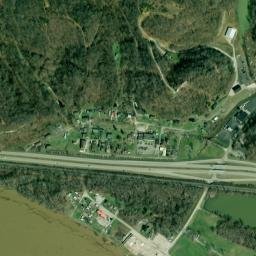 Hanging Rock Ohio High Resolution Satellite Map