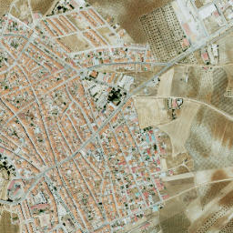 Ribera del Fresno map(satellite map)