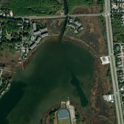 Pond Acres Delaware High Resolution Satellite Map