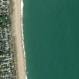 Seabreak Delaware High Resolution Satellite Map