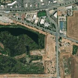 Perkins California High Resolution Satellite Map