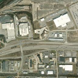 Satellite view of Riverside Golf Course
