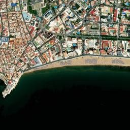 Benidorm map(satellite map)