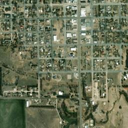 Rush County map(satellite map)