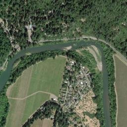 Rio Nido California High Resolution Satellite Map