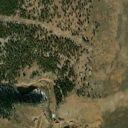 Waunita Hot Springs Colorado High Resolution Satellite Map