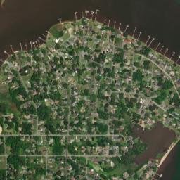 Golden Beach map(satellite map)