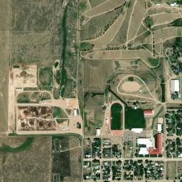 710 West Harper Street, Tribune, KS High Resolution Satellite Map