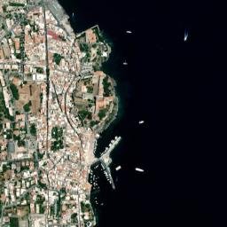 Lipari map(satellite map)