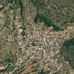 Akraifnía map(satellite map)
