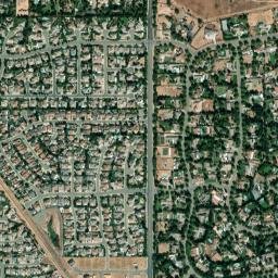 Coffing California High Resolution Satellite Map