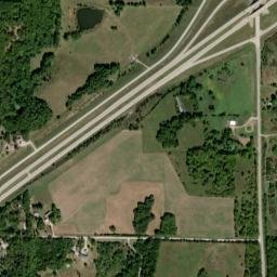 Plum Creek Road & U.S. 169, Osawatomie High Resolution Satellite Map