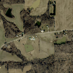 6797 North Main Street Hazleton IN High Resolution Satellite Map