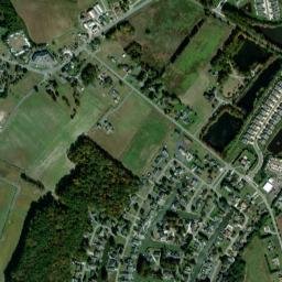 Bay View Estates Delaware High Resolution Satellite Map