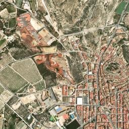 Agost map(satellite map)