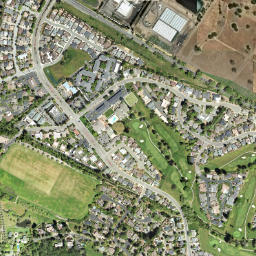 Oakmont California High Resolution Satellite Map