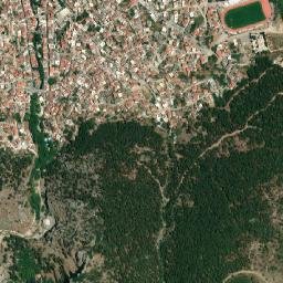 Livadeiá map(satellite map)