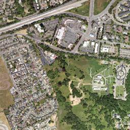 Satellite view of Bennett Valley Golf Course