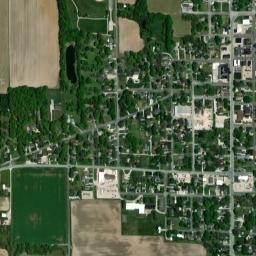 Okawville map(satellite map)