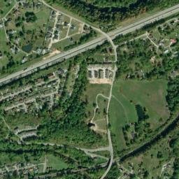 Cabell County map(satellite map)