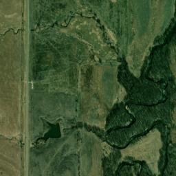 KS-177 Strong City Kansas High Resolution Satellite Map