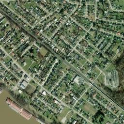 North Kenova Ohio High Resolution Satellite Map