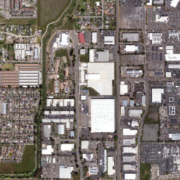 South Santa Rosa California High Resolution Satellite Map